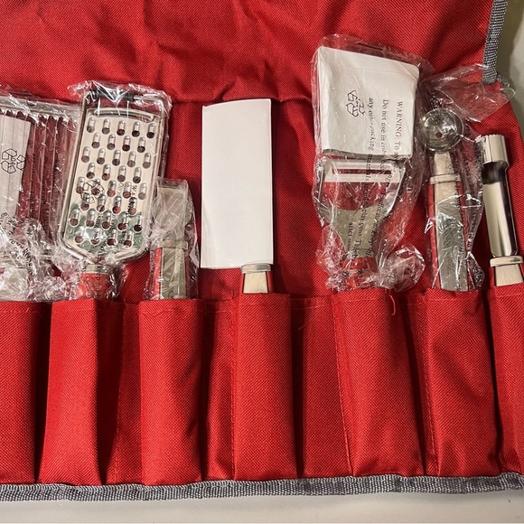 NWT Wolfgang puck 12 piece garnishing Cookware Set - Picture 3 of 8